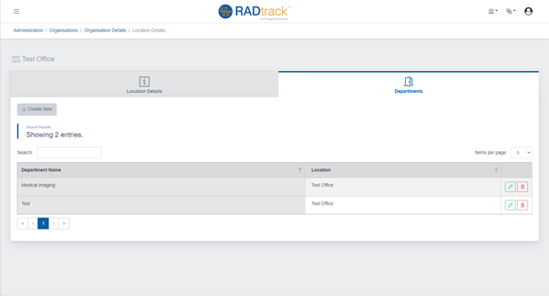 Managing Departments